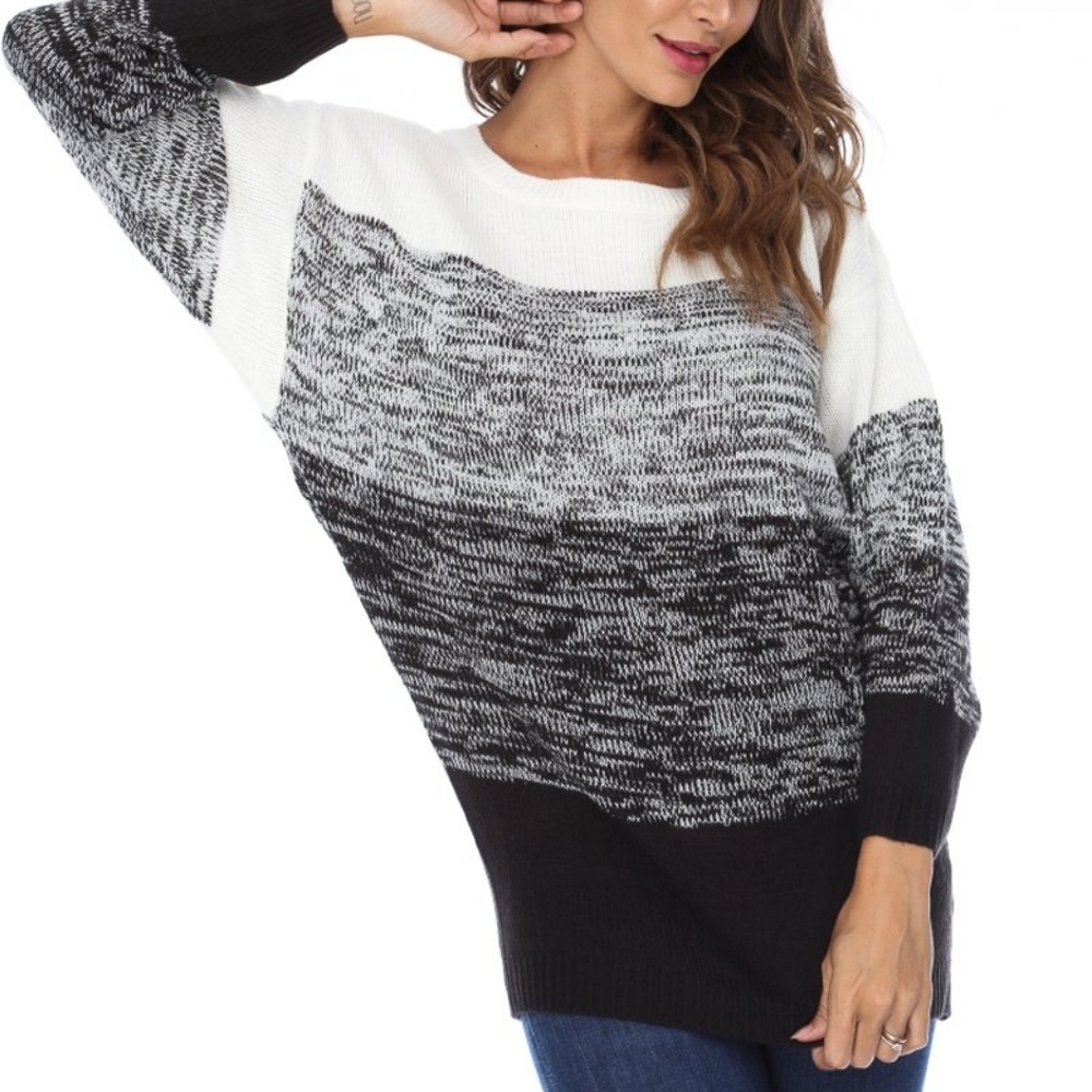 Multiblock Color Sweater - Picture 2 of 3